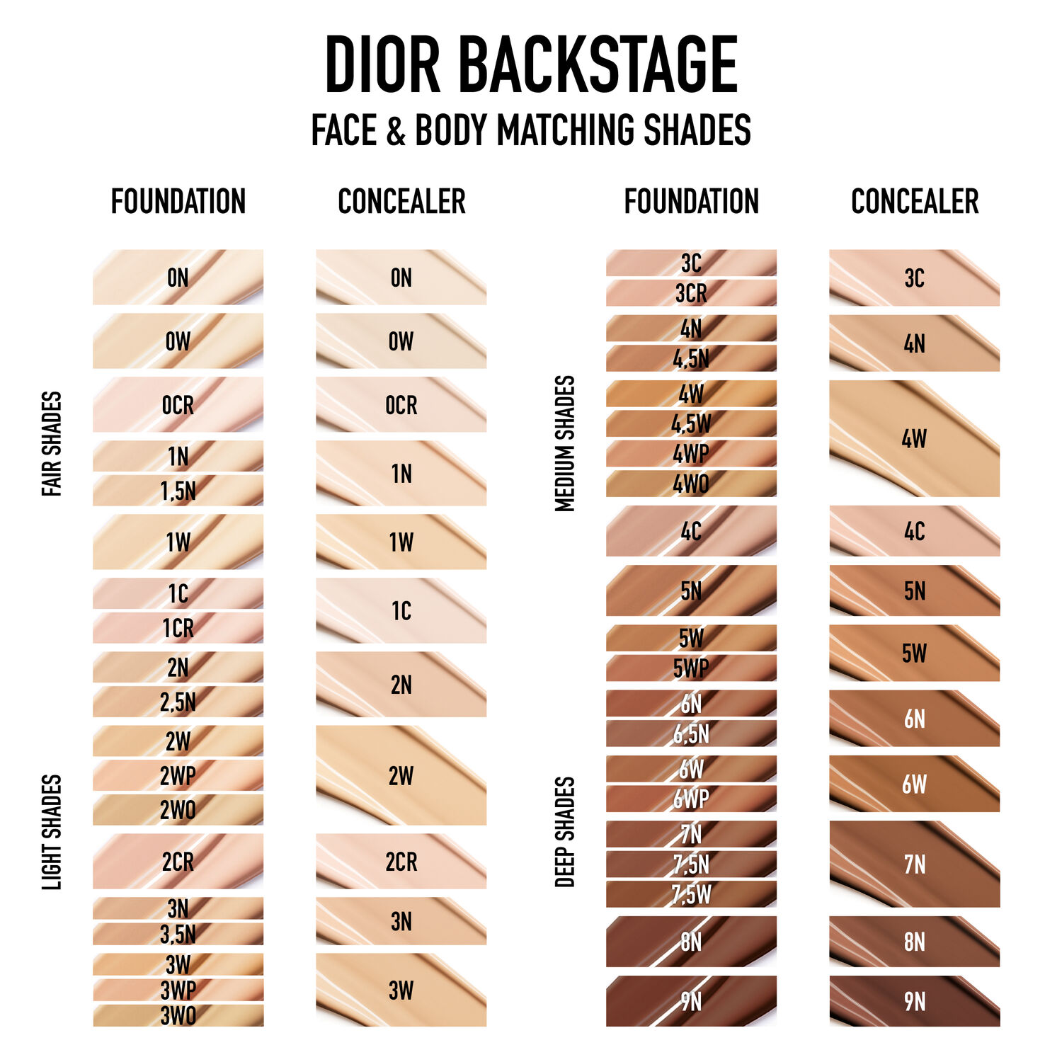 DIOR BACKSTAGE FACE BODY FLASH PERFECTOR CONCEALER CORRECTOR ALTA COBERTURA Sephora MX